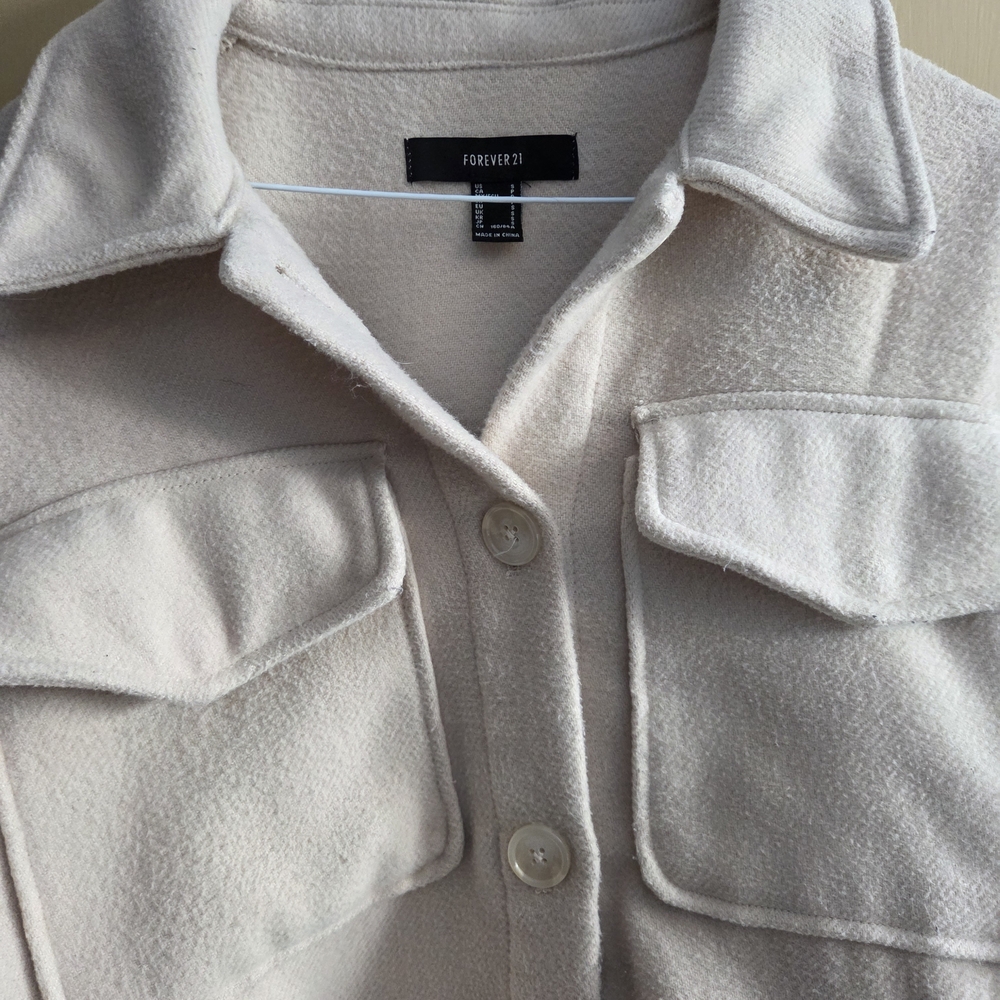 Forever 21 Cream Women's Jacket